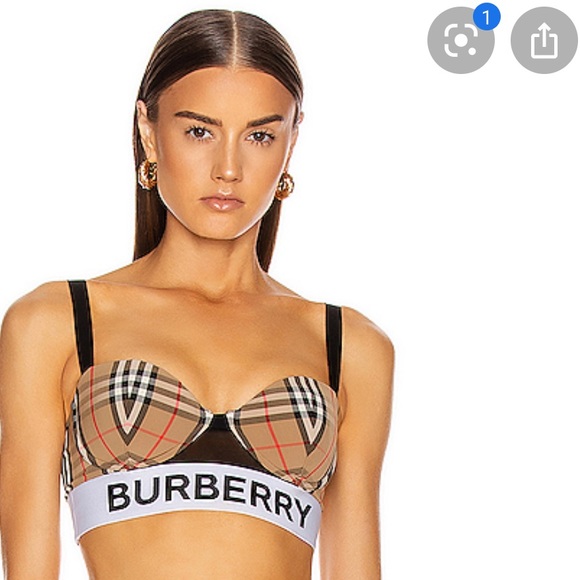 SOLD‼️🎉🥳 2 x HP 🥳Burberry Beige Bethany corset  Top - Picture 3 of 12